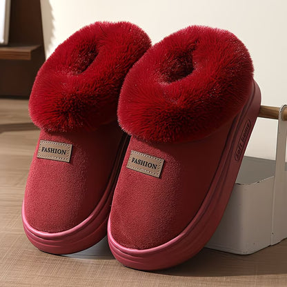 Women's Cozy Fleece Slippers with Plush Lining